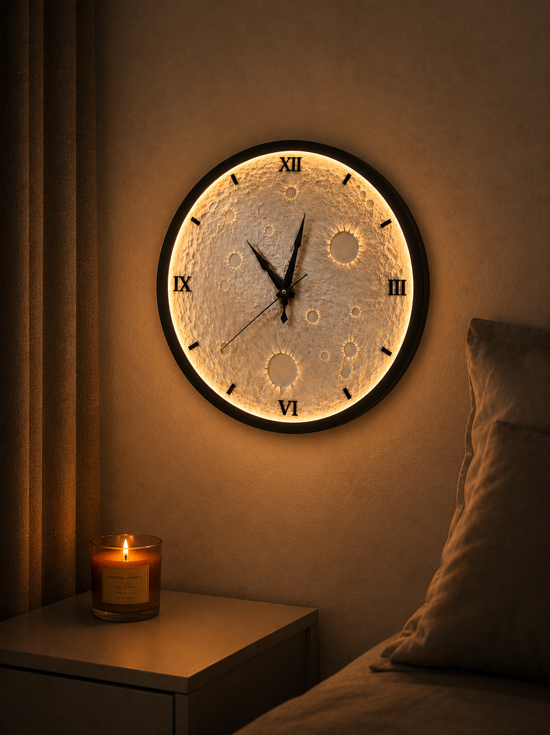 Full Moon Clock