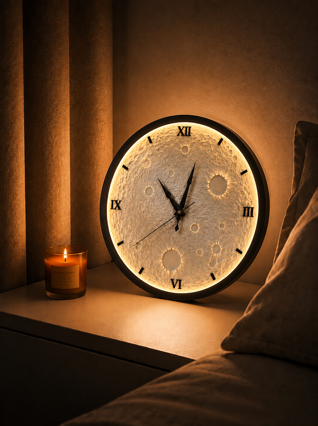 Full Moon Clock