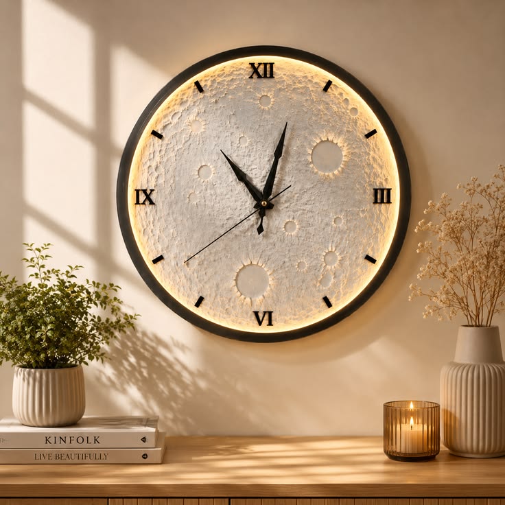 Full Moon Clock